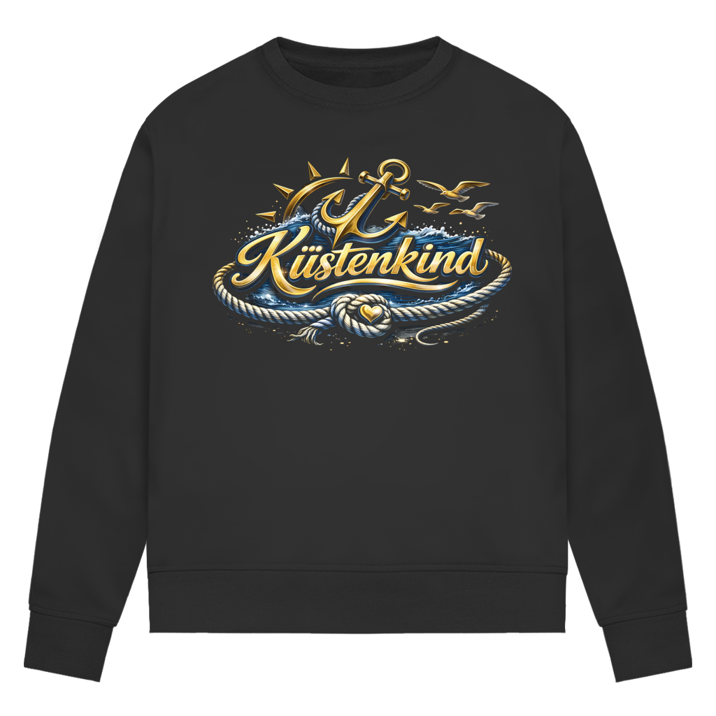 Sweatshirt Damen Küstenkind #600 blau-gold
