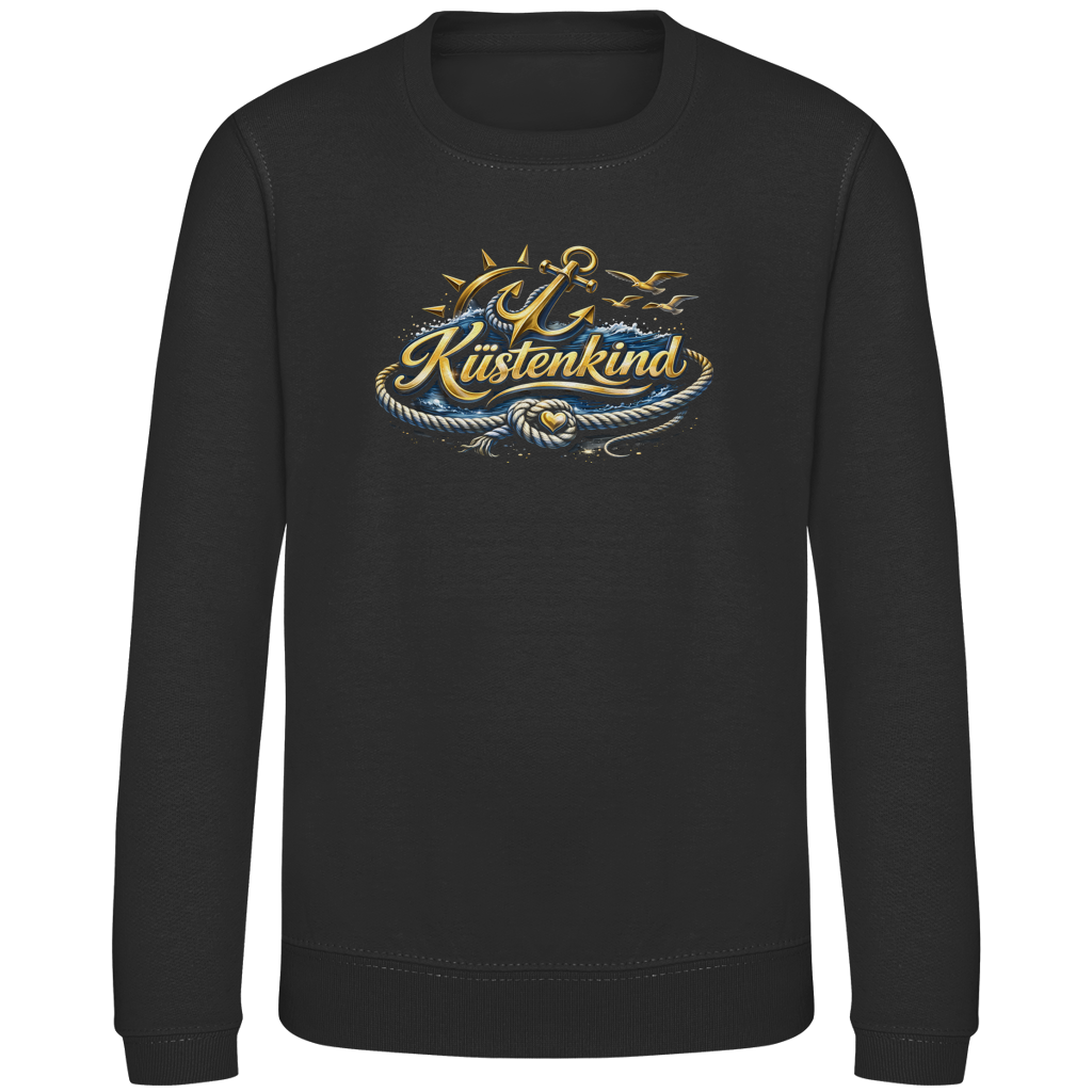 Sweatshirt Kinder  Küstenkind #600 blau-gold
