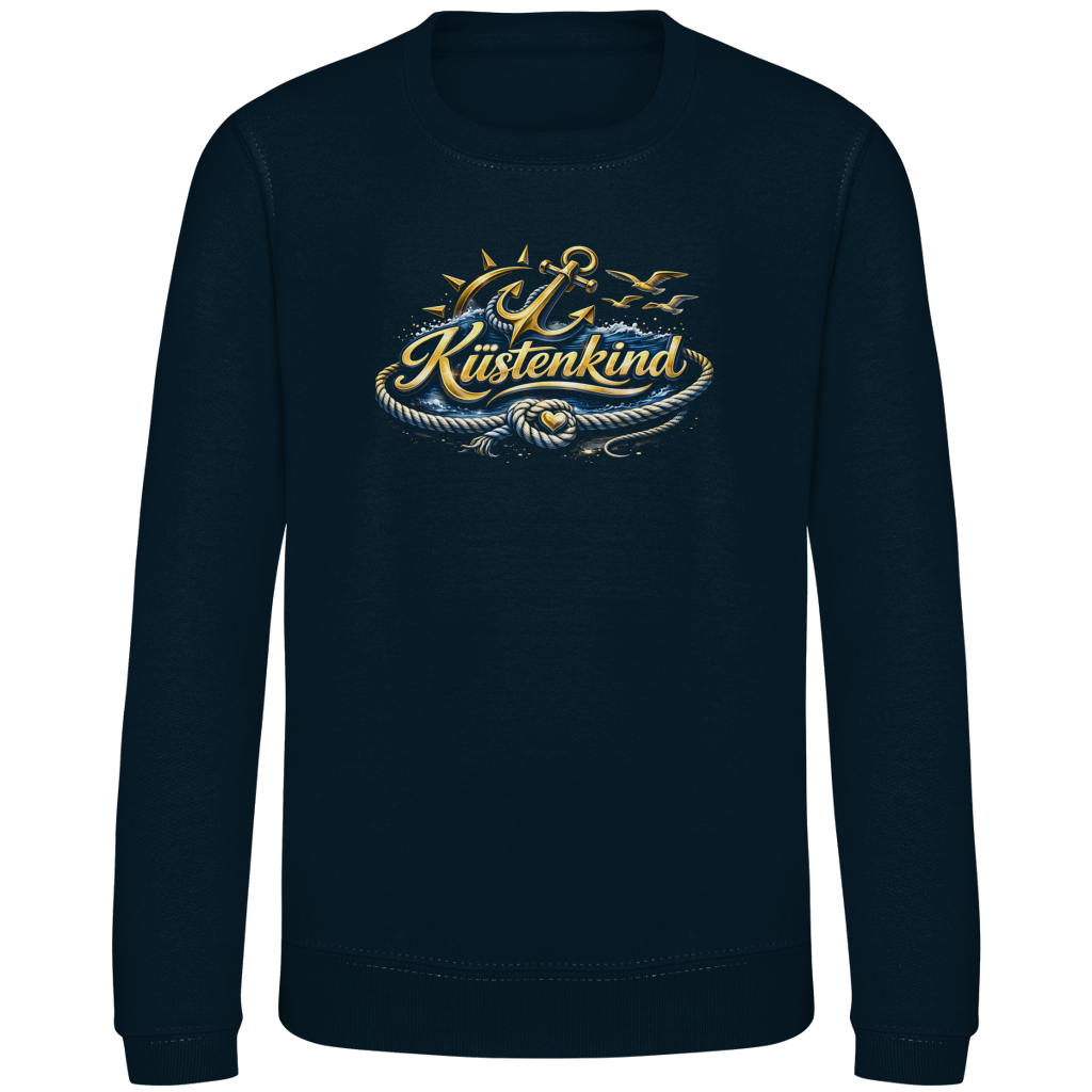 Sweatshirt Kinder  Küstenkind #600 blau-gold