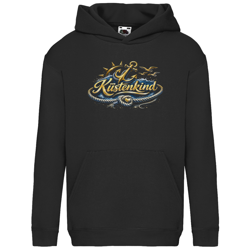 Hoodie Kinder  Küstenkind #600 blau-gold