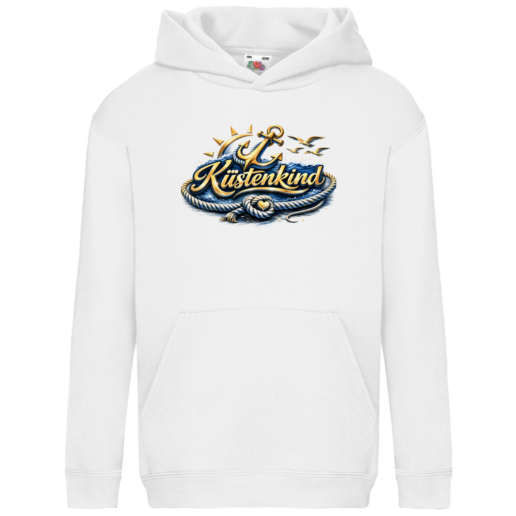 Hoodie Kinder  Küstenkind #600 blau-gold