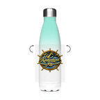 Edelstahl-Thermoflasche  Küstenkind #600 blau-gold
