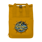 Rucksack mit Seitentasche Küstenkind #600 blau-gold   Gr. S