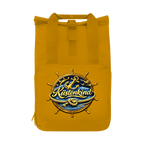 Rucksack mit Seitentasche Küstenkind #600 blau-gold  Gr. L