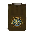 Rucksack mit Seitentasche Küstenkind #600 blau-gold  Gr. L