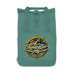 Rucksack mit Seitentasche Küstenkind #600 blau-gold  Gr. L