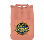 Rucksack mit Seitentasche Küstenkind #600 blau-gold  Gr. L