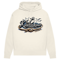 Hoodie Damen Küstenkind #600 blau-silber