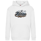 Hoodie Kinder Küstenkind #600 blau-silber