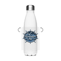 Edelstahl-Thermoflasche Küstenkind #600 blau-silber