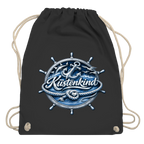Kordelrucksack Küstenkind #600 blau-silber