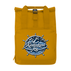 Rucksack mit Seitentasche  Küstenkind #600 blau-silber  Gr. S