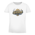 T-Shirt Damen Küstenkind #601 blau-gold