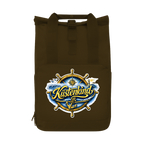 Rucksack mit Seitentasche  Küstenkind #601 blau-gold Gr. L