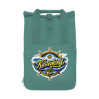 Rucksack mit Seitentasche  Küstenkind #601 blau-gold Gr. L