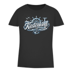 T-Shirt Damen Küstenkind #601 blau-silber