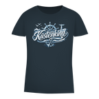 T-Shirt Damen Küstenkind #601 blau-silber