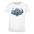 T-Shirt Damen Küstenkind #601 blau-silber