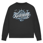 Sweatshirt Damen  Küstenkind #601 blau-silber