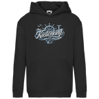 Hoodie Kinder  Küstenkind #601 blau-silber