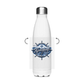 Edelstahl-Thermoflasche Küstenkind #601 blau-silber