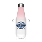 Edelstahl-Thermoflasche Küstenkind #601 blau-silber