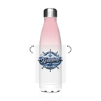 Edelstahl-Thermoflasche Küstenkind #601 blau-silber