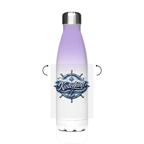 Edelstahl-Thermoflasche Küstenkind #601 blau-silber