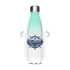 Edelstahl-Thermoflasche Küstenkind #601 blau-silber