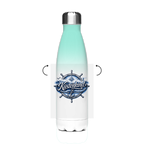 Edelstahl-Thermoflasche Küstenkind #601 blau-silber