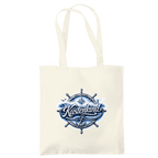 Baumwolltasche  Küstenkind #601 blau-silber