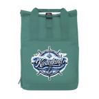 Rucksack mit Seitentasche  Küstenkind #601 blau-silber  Gr. S