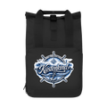 Rucksack mit Seitentasche Küstenkind #601 blau-silber  Gr. L