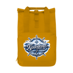Rucksack mit Seitentasche Küstenkind #601 blau-silber  Gr. L