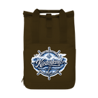 Rucksack mit Seitentasche Küstenkind #601 blau-silber  Gr. L