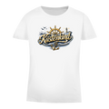 T-Shirt Damen Küstenkind #601 blau-gold