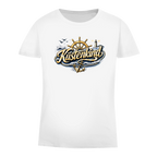 T-Shirt Damen Küstenkind #601 blau-gold