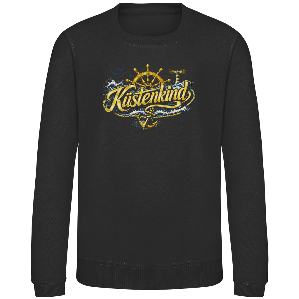 Sweatshirt Kinder Küstenkind #601 blau-gold