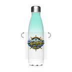 Edelstahl-Thermoflasche Küstenkind #601 blau-gold