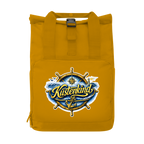Rucksack mit Seitentasche Küstenkind #601 blau-gold Gr. S