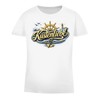T-Shirt Damen Küstenliebe #602 blau-gold