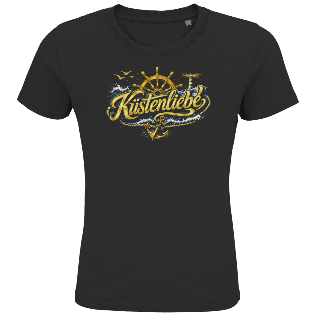 T-Shirt Kinder  Küstenliebe #602 blau-gold