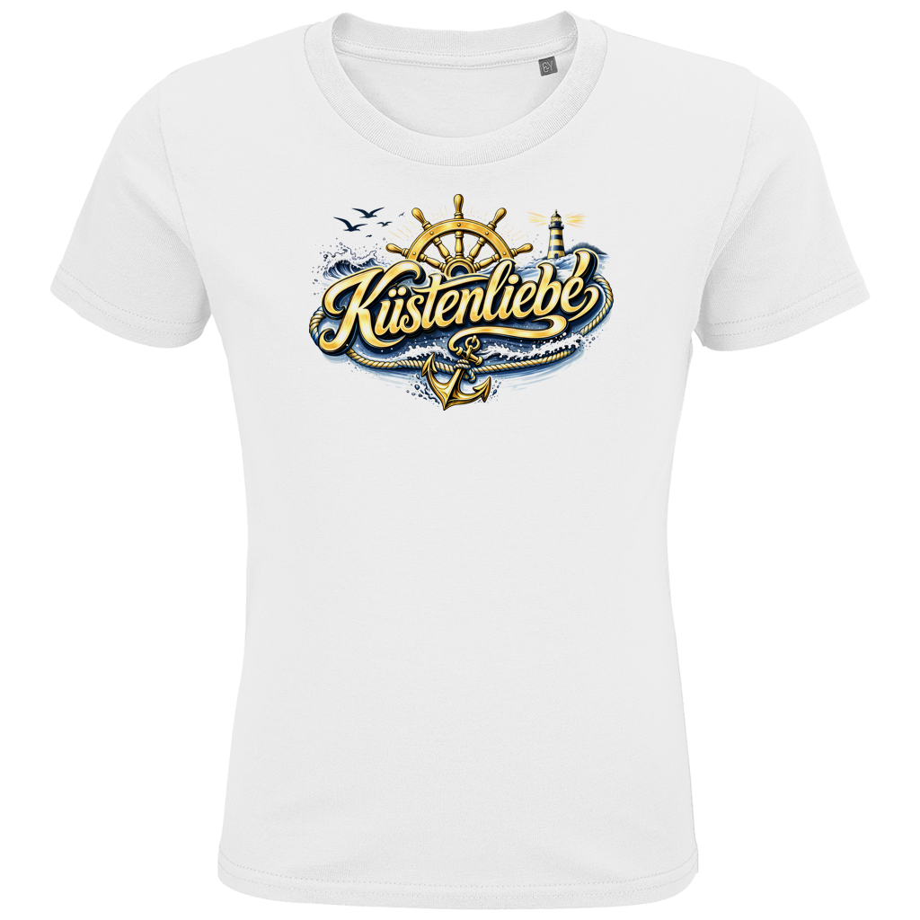 T-Shirt Kinder  Küstenliebe #602 blau-gold