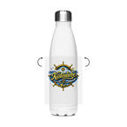 Edelstahl-Thermoflasche Küstenliebe #602 blau-gold