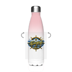 Edelstahl-Thermoflasche Küstenliebe #602 blau-gold
