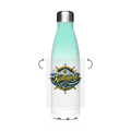 Edelstahl-Thermoflasche Küstenliebe #602 blau-gold