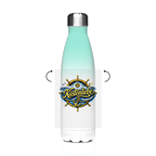 Edelstahl-Thermoflasche Küstenliebe #602 blau-gold