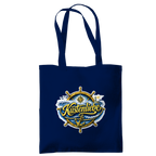 Baumwolltasche Küstenliebe #602 blau-gold