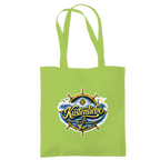 Baumwolltasche Küstenliebe #602 blau-gold