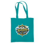 Baumwolltasche Küstenliebe #602 blau-gold